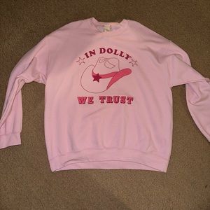 pink western sweatshirt